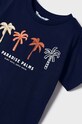 Chłopiec Mayoral t-shirt bawełniany dziecięcy 3016.5F.MINI.B granatowy
