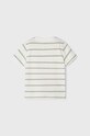 Mayoral t-shirt bawełniany dziecięcy zielony 3017.5F.MINI.B