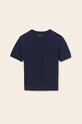 Mayoral t-shirt bawełniany dziecięcy bawełna granatowy 6332.7A.JUNIOR