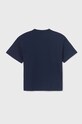 Mayoral t-shirt bawełniany dziecięcy 840.7A.JUNIOR granatowy SS23