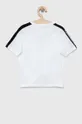 Otroška kratka majica Sisley bela