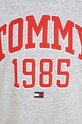 Dětské bavlněné tričko Tommy Hilfiger šedá KB0KB08206.PPYX