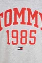 szary Tommy Hilfiger t-shirt bawełniany dziecięcy