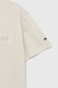 Chłopiec Tommy Hilfiger t-shirt bawełniany dziecięcy KB0KB08207.PPYX beżowy
