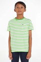 Tommy Hilfiger t-shirt dziecięcy wzorzyste zielony KB0KB08198.PPYX