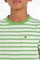 Детска тениска Tommy Hilfiger KB0KB08198.PPYX зелен