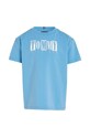 Tommy Hilfiger t-shirt bawełniany dziecięcy KB0KB08213.PPYX niebieski SS23