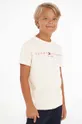 ružová Detské bavlnené tričko Tommy Hilfiger Chlapčenský