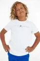 tyrkysová Detské bavlnené tričko Tommy Hilfiger Chlapčenský