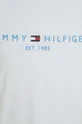 turkusowy Tommy Hilfiger t-shirt bawełniany dziecięcy