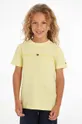 жовтий Дитяча бавовняна футболка Tommy Hilfiger Для хлопчиків