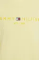 žltá Detské bavlnené tričko Tommy Hilfiger