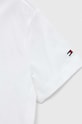 Chłopiec Tommy Hilfiger t-shirt bawełniany dziecięcy KS0KS00393.PPYX biały