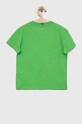 Tommy Hilfiger t-shirt bawełniany dziecięcy KS0KS00393.PPYX zielony SS23