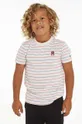 siva Dječja majica kratkih rukava Tommy Hilfiger Za dječake