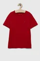 Παιδικό βαμβακερό μπλουζάκι Tommy Hilfiger 2-pack κόκκινο