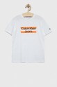 Calvin Klein Jeans t-shirt bawełniany dziecięcy nadruk biały IB0IB01647.PPYX