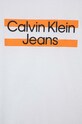 Chłopiec Calvin Klein Jeans t-shirt bawełniany dziecięcy IB0IB01647.PPYX biały