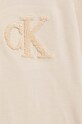 Chłopiec Calvin Klein Jeans t-shirt dziecięcy IB0IB01651.PPYX beżowy