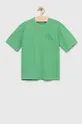 zelena Otroška kratka majica Calvin Klein Jeans Fantovski