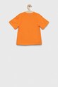 Chłopiec Calvin Klein Jeans t-shirt dziecięcy IB0IB01643.PPYX pomarańczowy