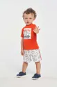 оранжевый Детская хлопковая футболка Birba&Trybeyond Для мальчиков