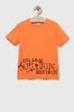 pomarańczowy Birba&Trybeyond t-shirt dziecięcy Chłopięcy