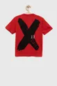 червоний Дитяча бавовняна футболка Birba&Trybeyond Для хлопчиків
