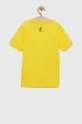 Detské bavlnené tričko Birba&Trybeyond žltá