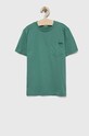 Birba&Trybeyond t-shirt bawełniany dziecięcy bawełna zielony 999.64470.00
