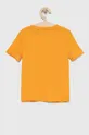 Παιδικό βαμβακερό μπλουζάκι GAP πορτοκαλί