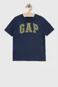 σκούρο μπλε Παιδικό μπλουζάκι GAP Για αγόρια