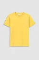 Detské bavlnené tričko Coccodrillo žltá