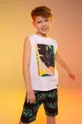 Dječja pamučna majica kratkih rukava Coccodrillo Za dječake