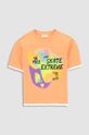 Dětské bavlněné tričko Coccodrillo oranžová