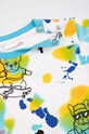 Момче Детска памучна тениска Coccodrillo WC3143204SKK бял