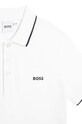 Băieți BOSS tricou de bumbac pentru copii J05P12.86.94 alb