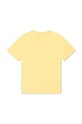 BOSS t-shirt bawełniany dziecięcy J25O04.162.174 żółty SS23