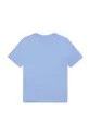 Παιδικό βαμβακερό μπλουζάκι BOSS μπλε