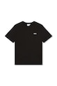 BOSS t-shirt bawełniany dziecięcy bawełna czarny J25P23.162.174