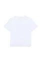 Dječja pamučna majica kratkih rukava BOSS bijela