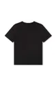 Παιδικό βαμβακερό μπλουζάκι BOSS μαύρο