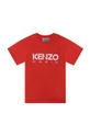 красный Детская хлопковая футболка Kenzo Kids Для мальчиков