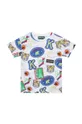 білий Дитяча бавовняна футболка Kenzo Kids Для хлопчиків