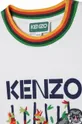 белый Детская хлопковая футболка Kenzo Kids