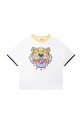Детска памучна тениска Kenzo Kids памук бял K25804