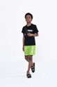Karl Lagerfeld t-shirt bawełniany dziecięcy nadruk czarny Z25393.116.152