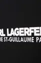 črna Otroška bombažna kratka majica Karl Lagerfeld