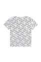Παιδικό βαμβακερό μπλουζάκι Karl Lagerfeld γκρί