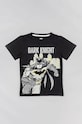zippy t-shirt bawełniany dziecięcy nadruk czarny ZKBAP0303.23011